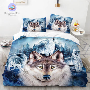 Haut Doubs Wolf Dekbedovertrek